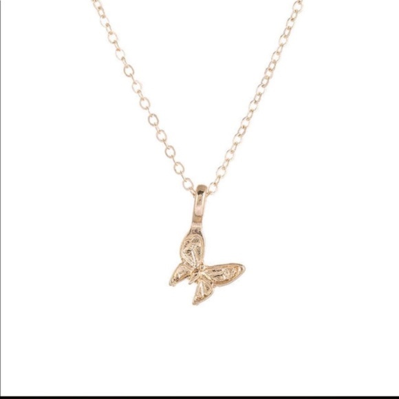 COPY - New Beautiful Butterfly Necklace - Picture 2 of 3